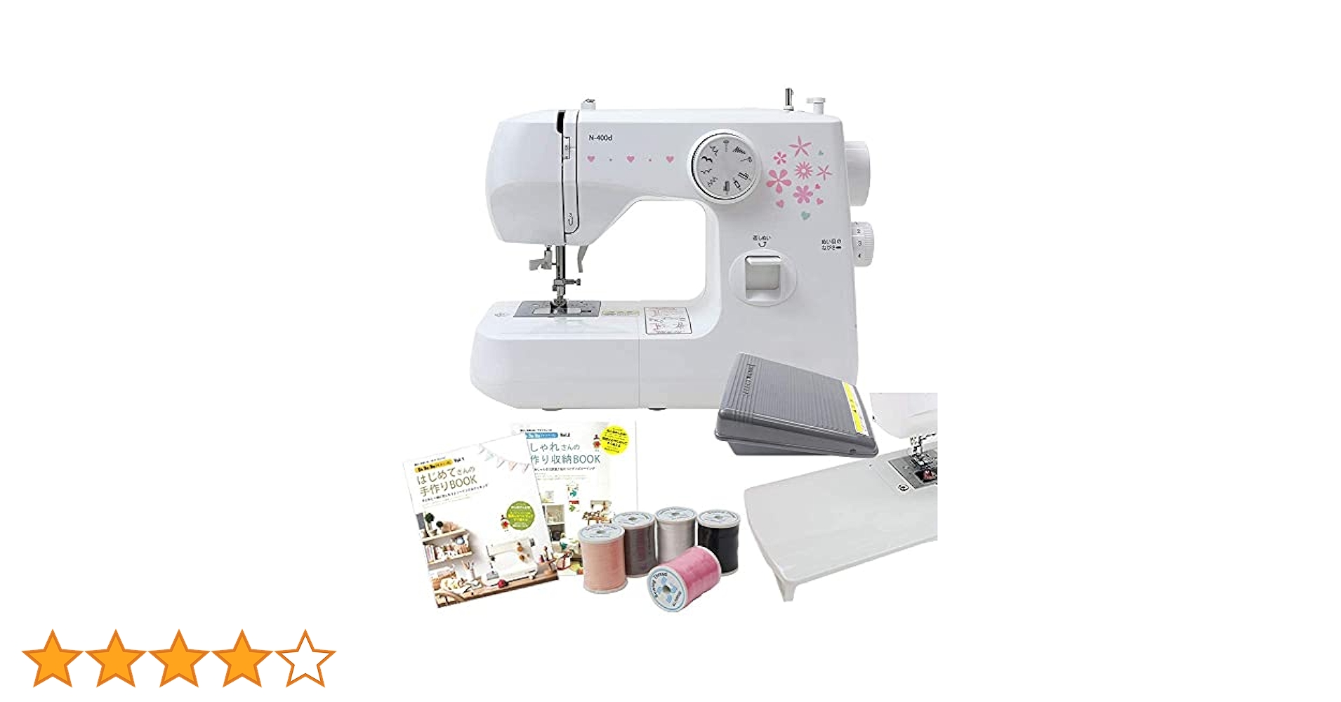 ジャガー　ミシン　N-400F Amazon | ジャガー 電動ミシン [N400/N400F] アソート花柄